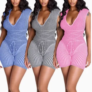 Knit Bodycon Romper