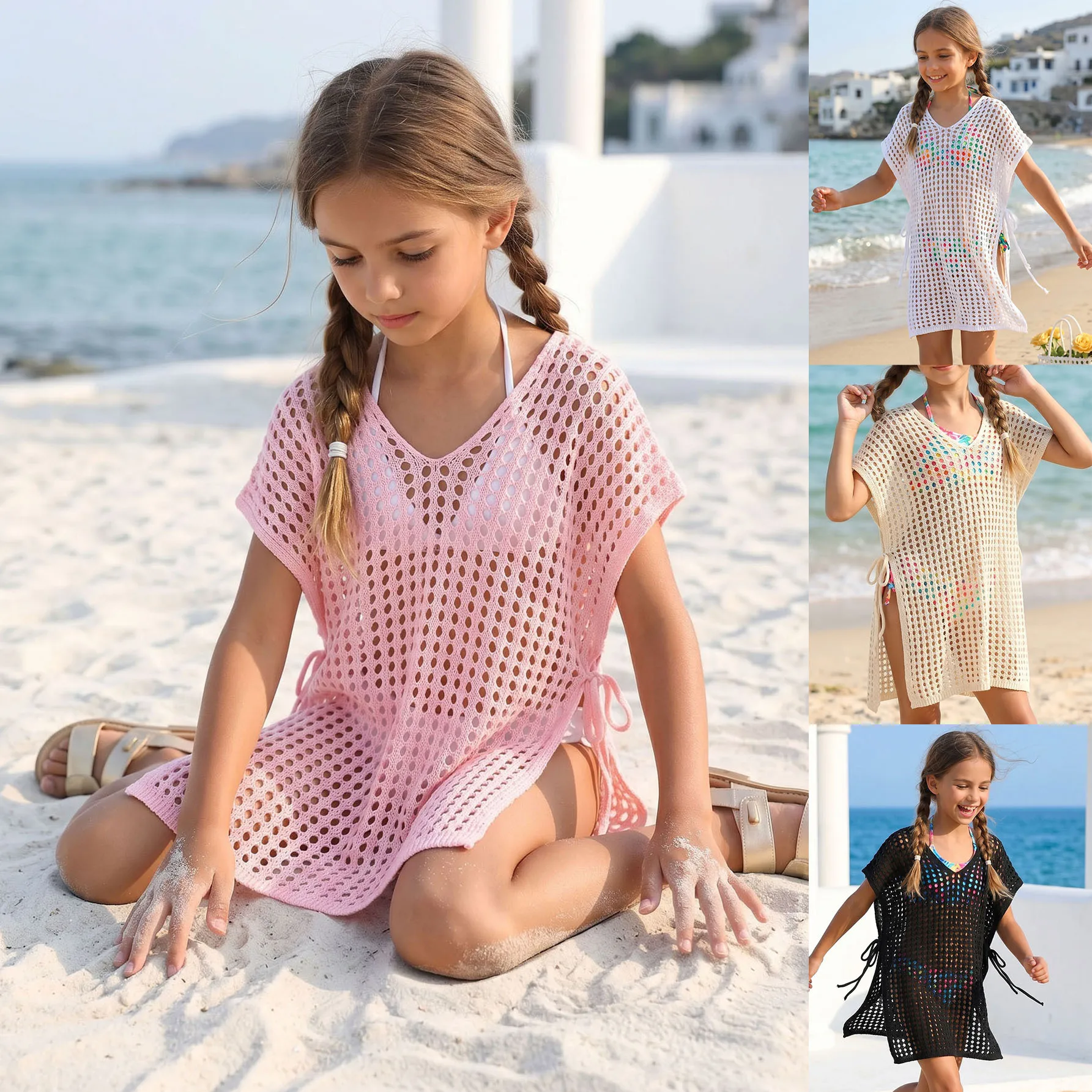 Mini-Me Crochet Beach Cover-Up