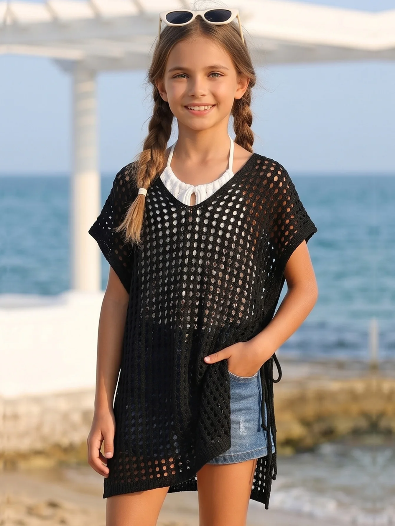 Mini-Me Crochet Beach Cover-Up - Image 7