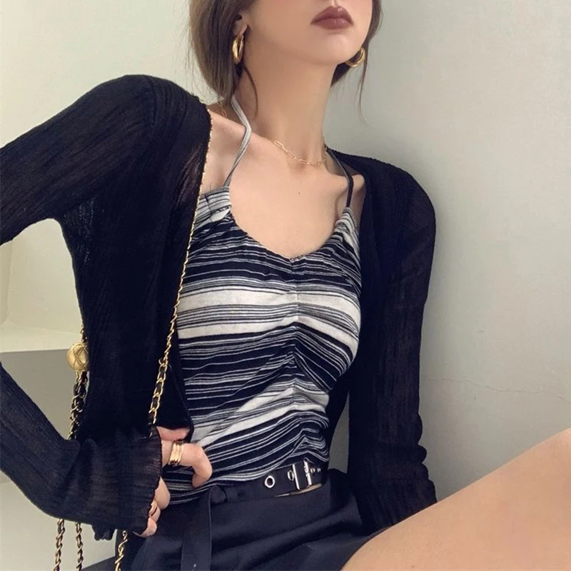 Sheer Knit Cardigan - Image 3