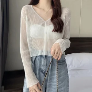 Sheer Knit Cardigan