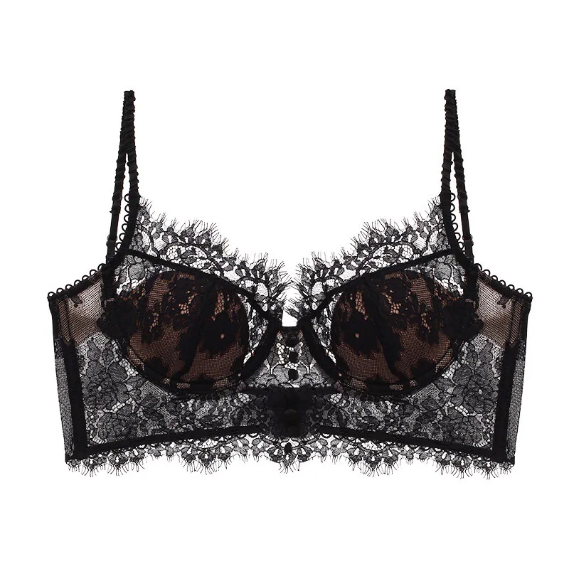 French Lace Strappy Bralette - Image 9