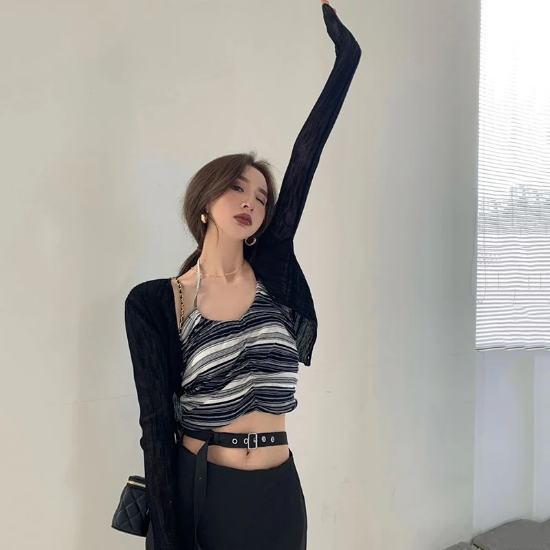 Sheer Knit Cardigan - Image 4