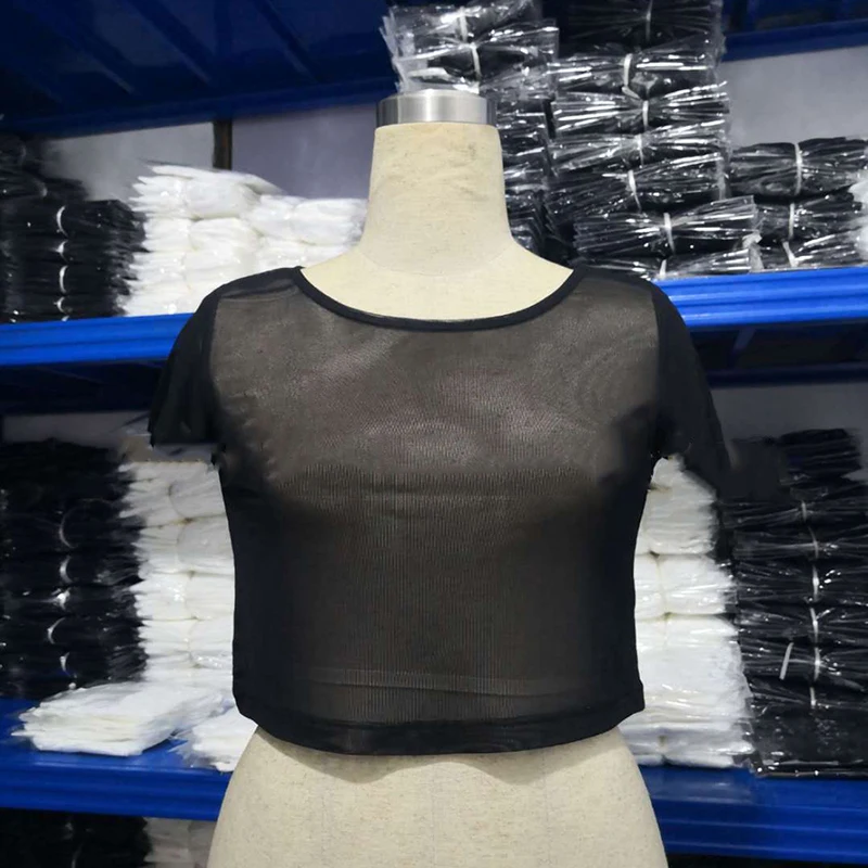 Sheer Mesh Crop Tank - Image 11