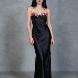 Satin Corset Slip Dress