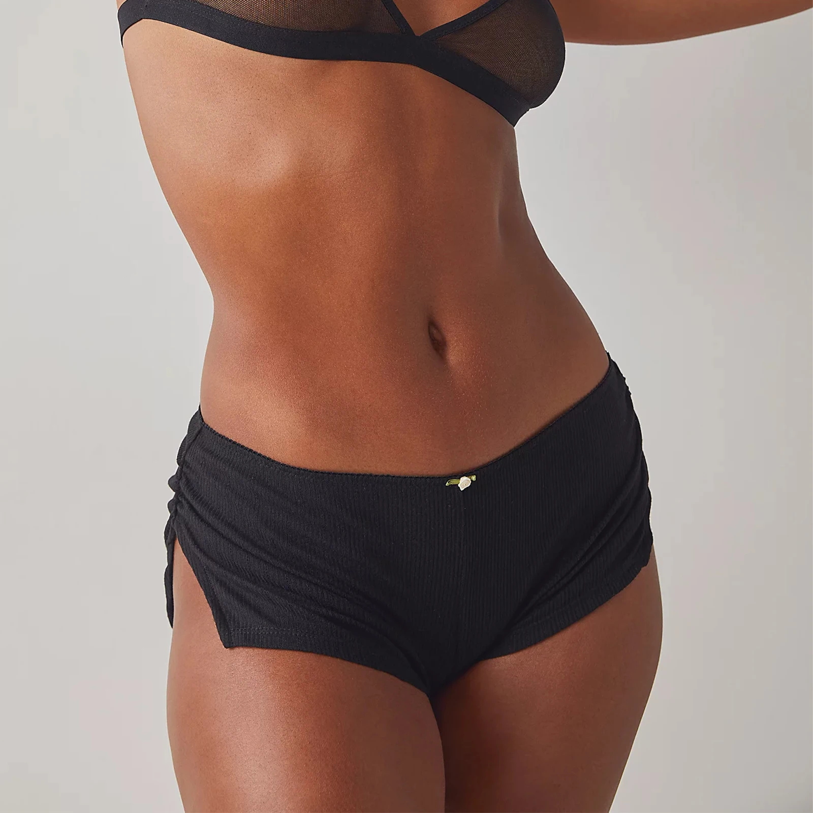 Y2K Ruched Lounge Shorts - Image 8