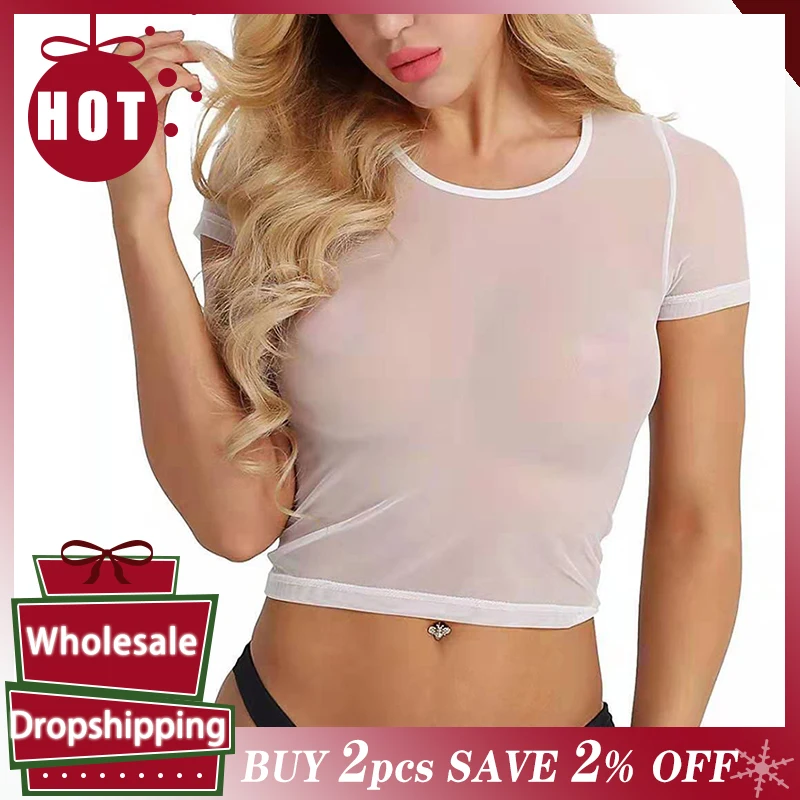 Sheer Mesh Crop Tank